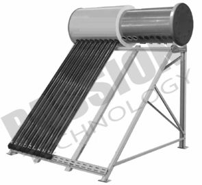 Hochdruckvakuumröhre-Solarwarmwasserbereiter Thermosyphon-System Soem verfügbar