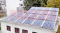 Horizontale Art Solarvakuumröhre-Kollektor, 2000L zentralisierte Solarheißwasser-System